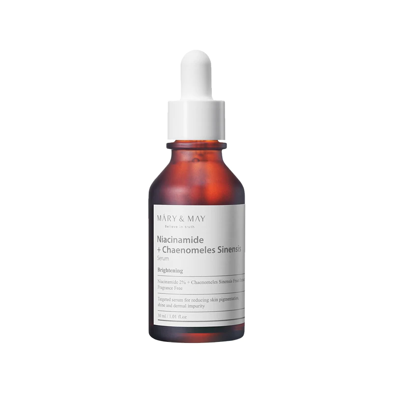 Serum vegan cu absorbtie rapida Niacinamide + Chaenomeles Sinensis, 30 ml, Mary and May