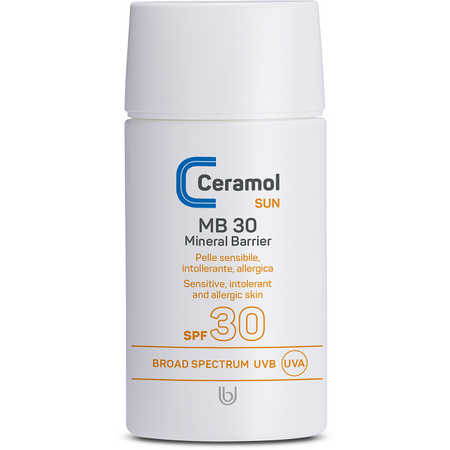 Crema minerala pentru protectie solara cu SPF30 Sun, 50 ml, Ceramol