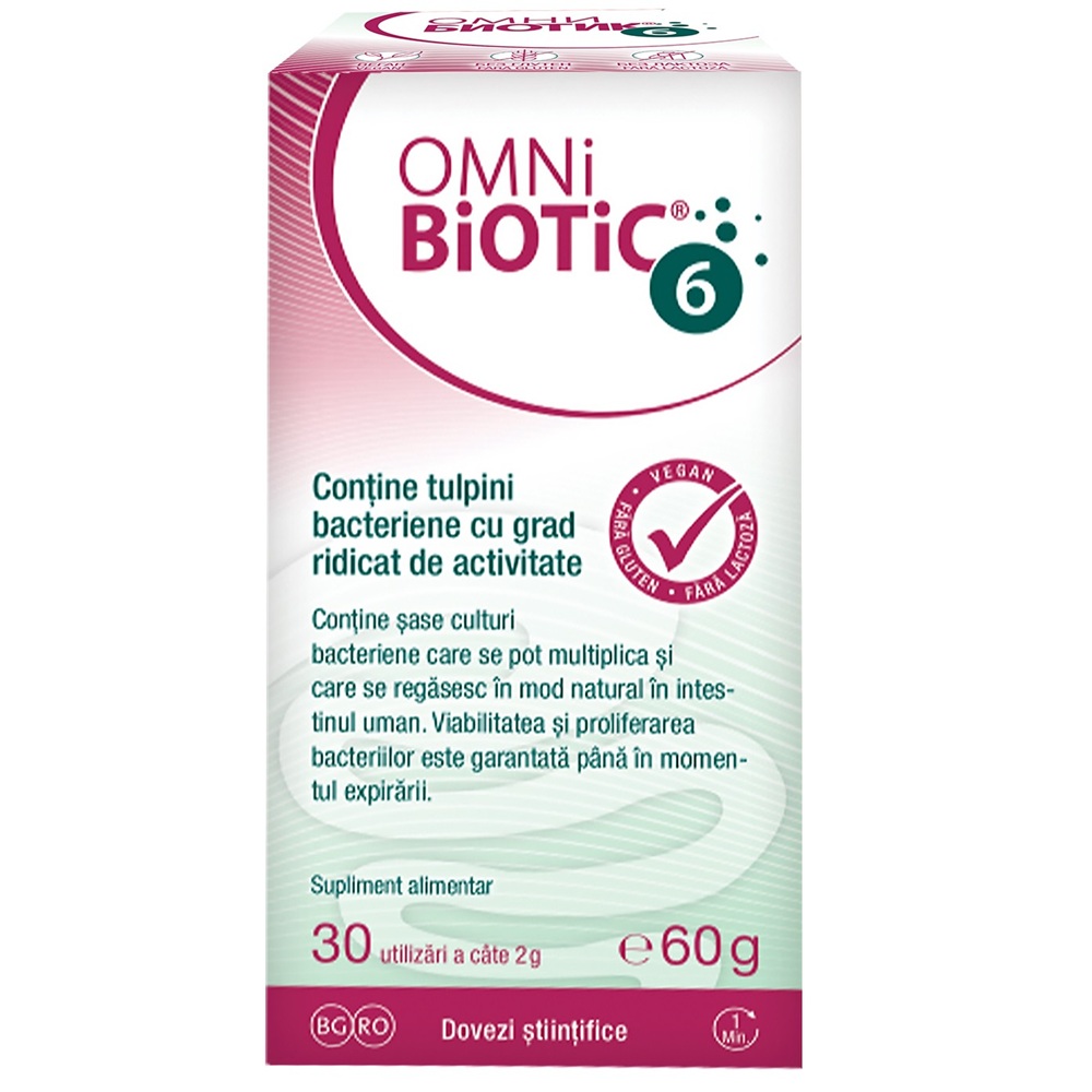 Omni Biotic 6, 60 g, Institut AllergoSan