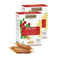 Apielixir energie si vitalitate, 20 + 10 fiole x 10 ml, Albina Carpatina