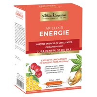 Energie si vitalitate Apielixir, 30 fiole x 10 ml, Albina Carpatina