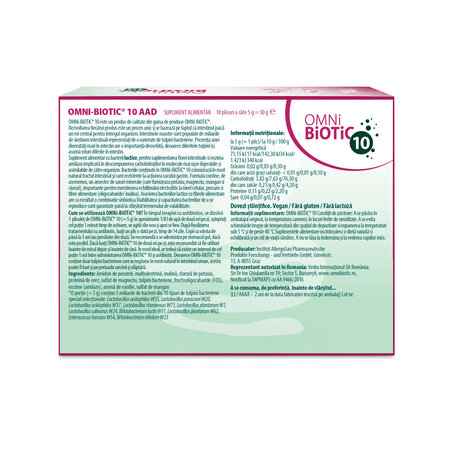 OmniBiotic 10, 10 plicuri, Institut AllergoSan 737327