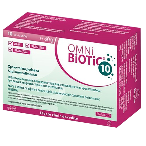 Omni Biotic 10, 10 plicuri, Institut AllergoSan