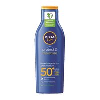 Lotiune hidratanta pentru corp cu SPF50+ Protect & Moisture, 200 ml, Nivea Sun