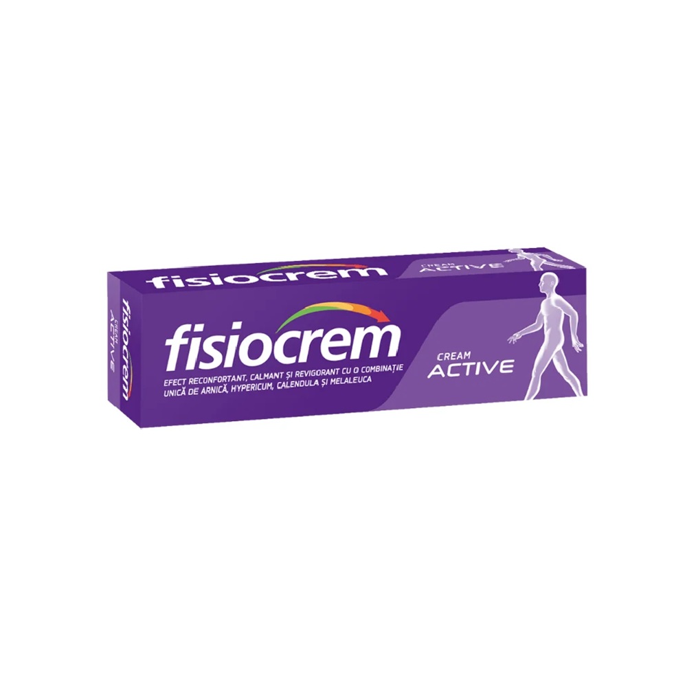 Crema cu efect reconfortant, calmant si revigorant Fisiocrem Cream Active, 60 ml, Uriach