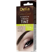 Crema coloranta pentru sprancene nuanta Brown, 15 ml, Delia Cosmetics