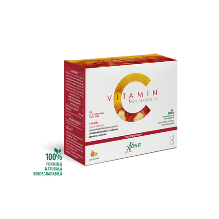Vitamina C cu acerola Naturcomplex, 20 plicuri, Aboca