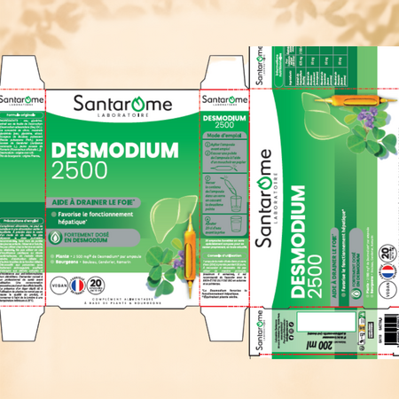 Desmodium 2500, 20 fiole x 10 ml, Santarome 746370