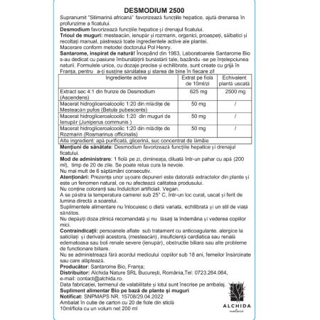 Desmodium 2500 Phyto, 20 fiole x 10 ml, Santarome 661125