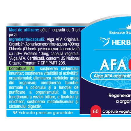 Afa Stem, 60 capsule, Herbagetica 688701