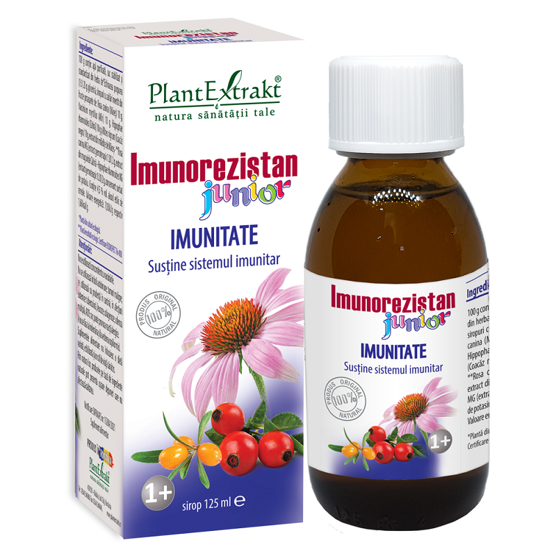 Imunorezistan Imunitate Junior, 125 ml, Plant Extrakt