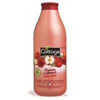 Gel de dus si lapte de baie Toffe Apple, 750 ml, Cottage