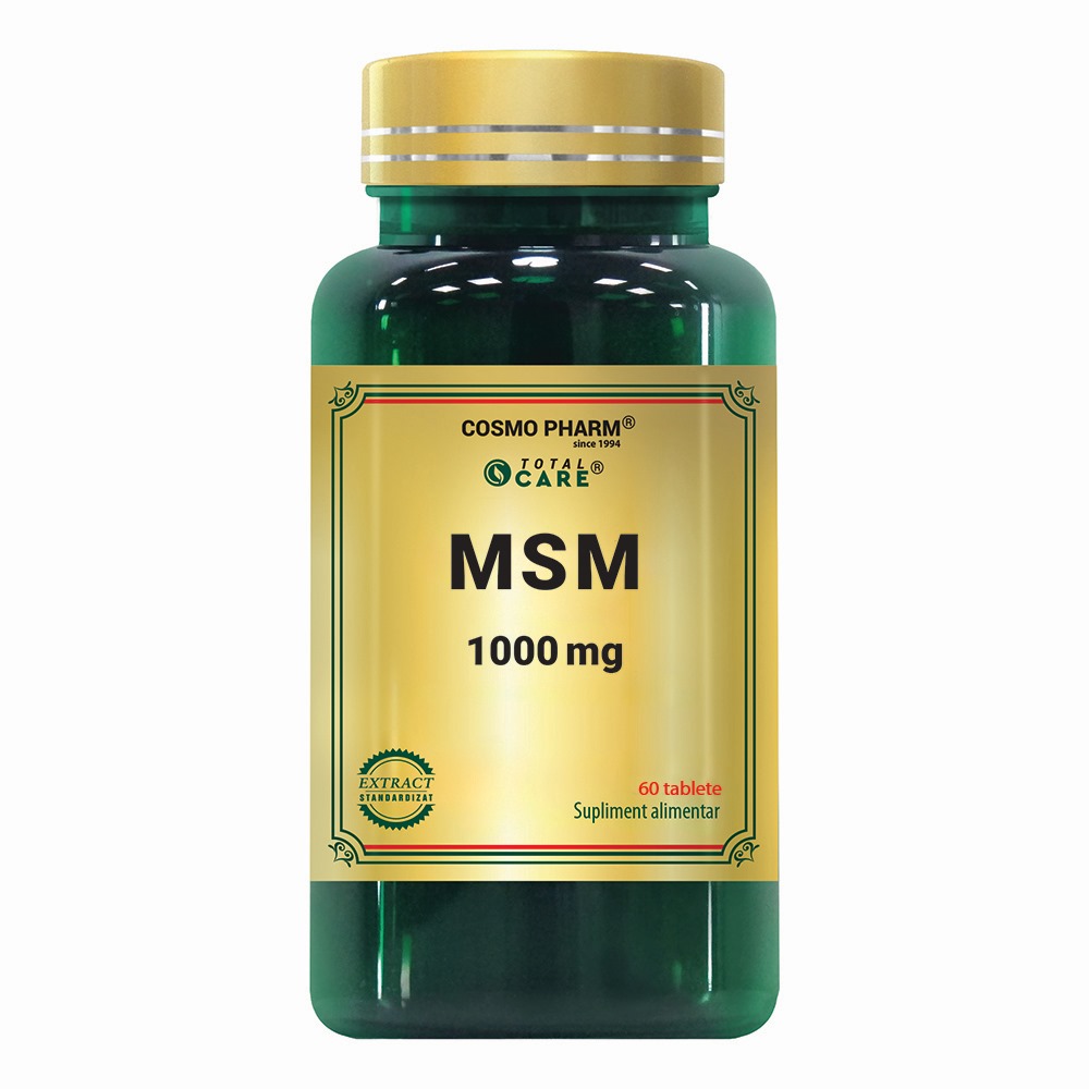MSM, 1000 mg, 60 tablete, Cosmopharm