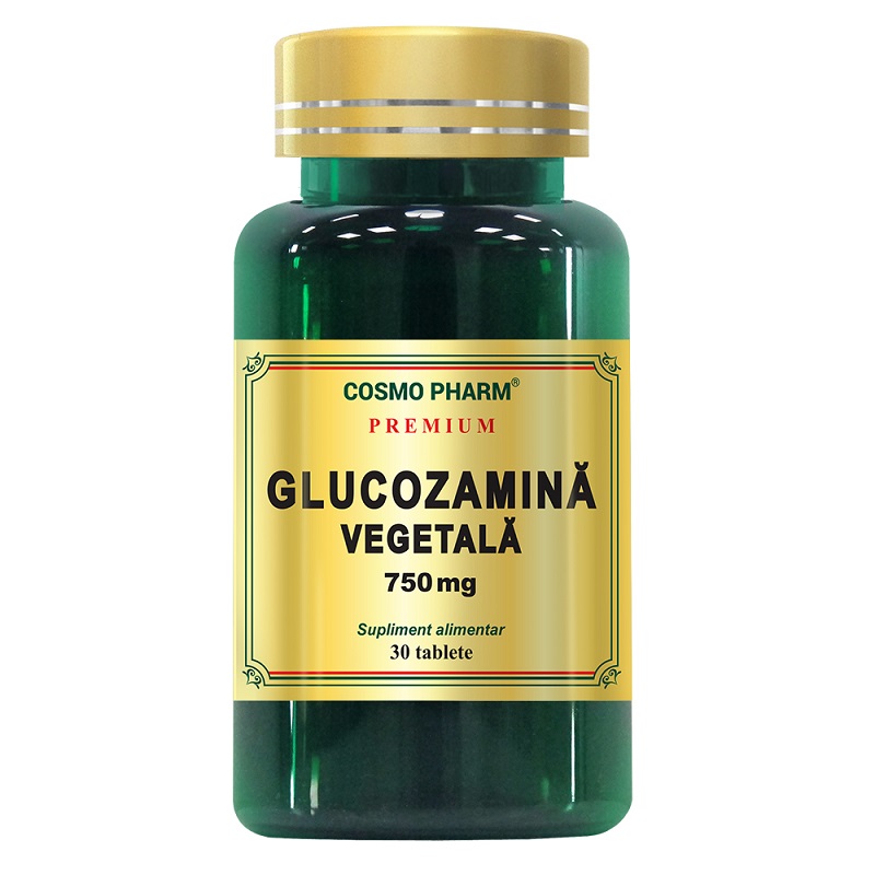 Premium Glucozamina Vegetala 750 mg, 30 tablete, Cosmopharm