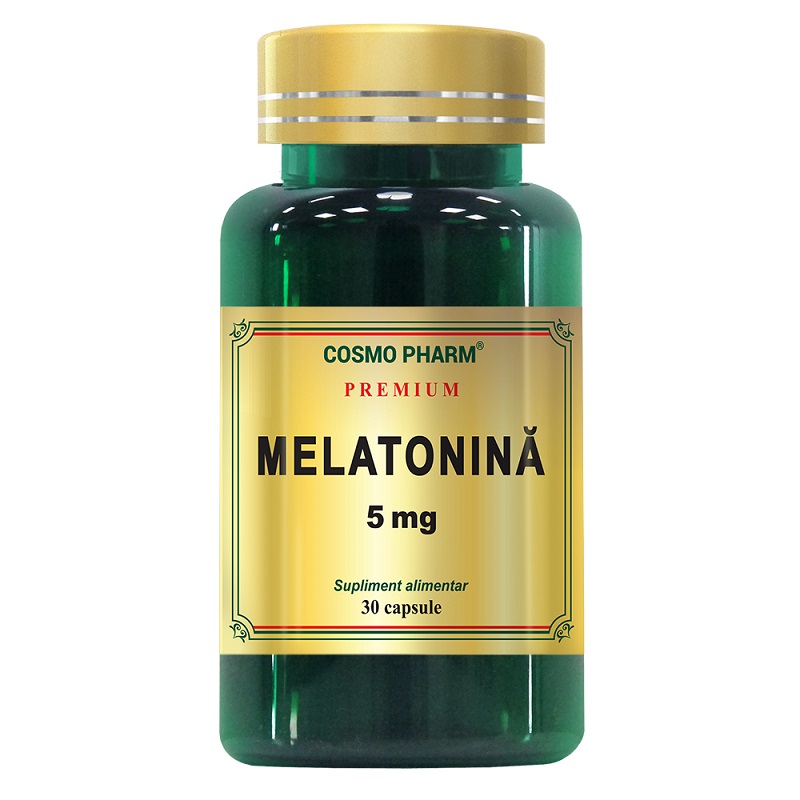 Premium Melatonina 5 mg, 30 capsule, Cosmopharm