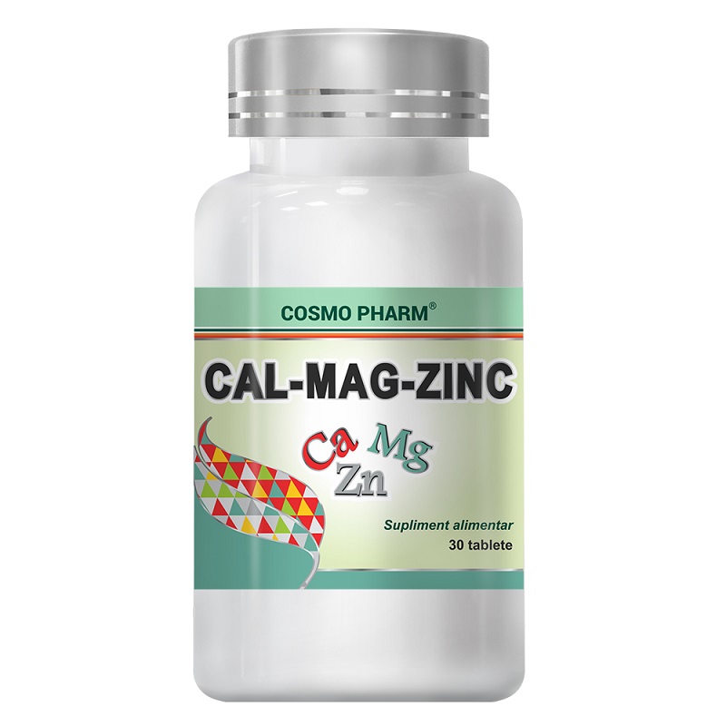 Cal Mag Zinc, 30 tablete, Cosmopharm