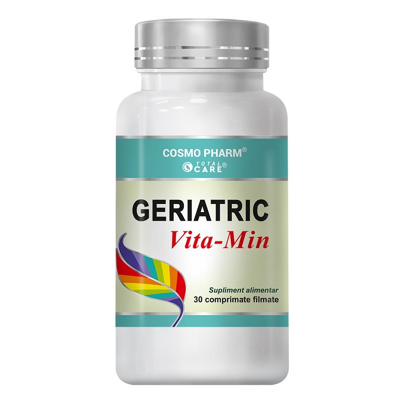 Geriatric Vita-Min, 30 comprimate, Cosmopharm