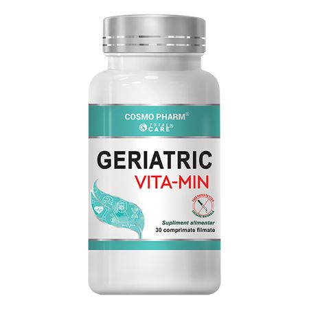 Geriatric Vita-Min, 30 comprimate, Cosmopharm