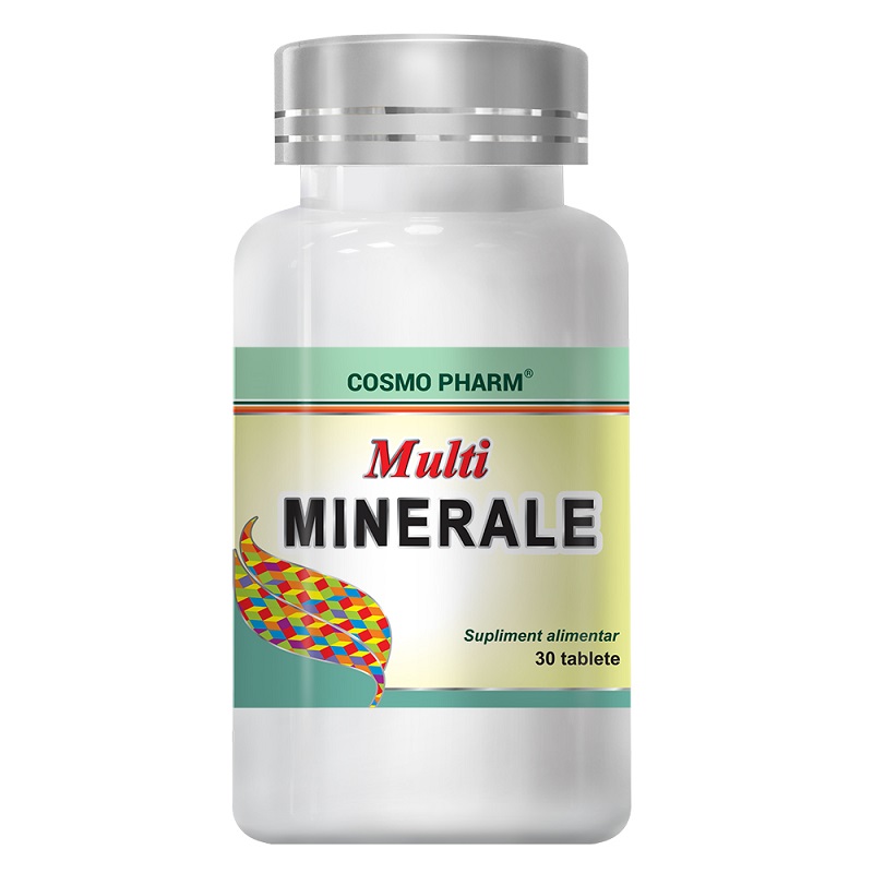 Multiminerale, 30 tablete, Cosmopharm