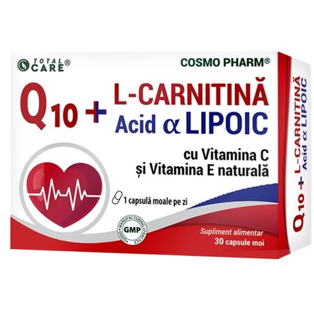 Coenzima Q10 Lipozomala, 30 capsule vegetale, Cosmopharm