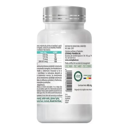 Calciu lichid, 30 capsule, Cosmopharm 679328