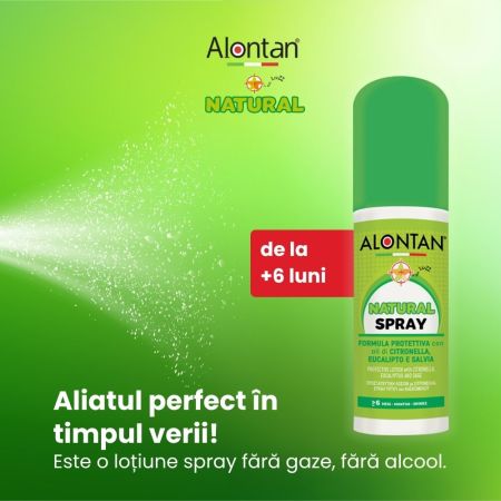 Spray Alontan Natural, de la 6+ luni, 75 ml, Pietrasanta Pharma 660032