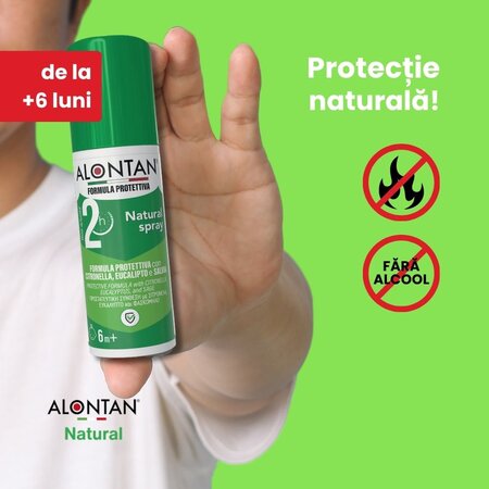 Spray Alontan Natural, de la 6+ luni, 75 ml, Pietrasanta Pharma 746070