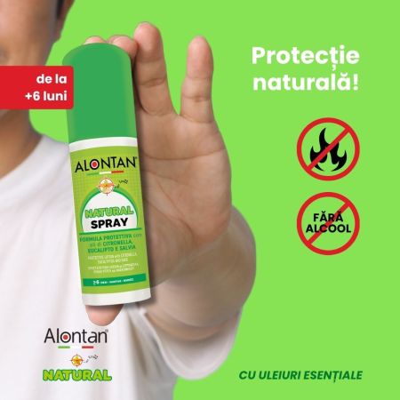 Spray Alontan Natural, de la 6+ luni, 75 ml, Pietrasanta Pharma 660030