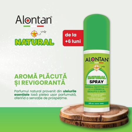 Spray Alontan Natural, de la 6+ luni, 75 ml, Pietrasanta Pharma 660031