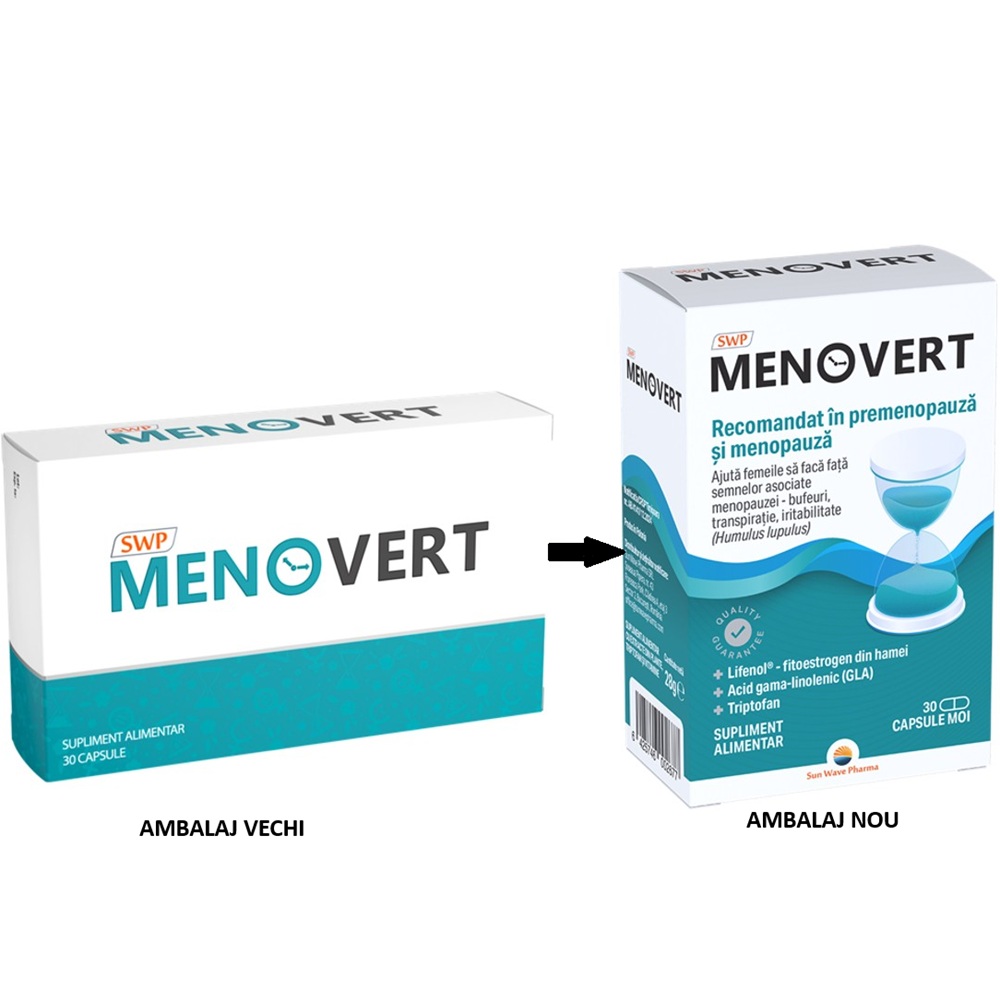 Menovert, 30 capsule, Sun Wave Pharma