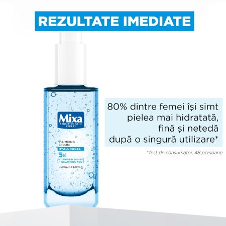 Ser hidratant cu acid hialuronic Hyalurogel, 30 ml, Mixa 695811