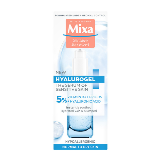 Ser hidratant cu acid hialuronic Hyalurogel, 30 ml, Mixa