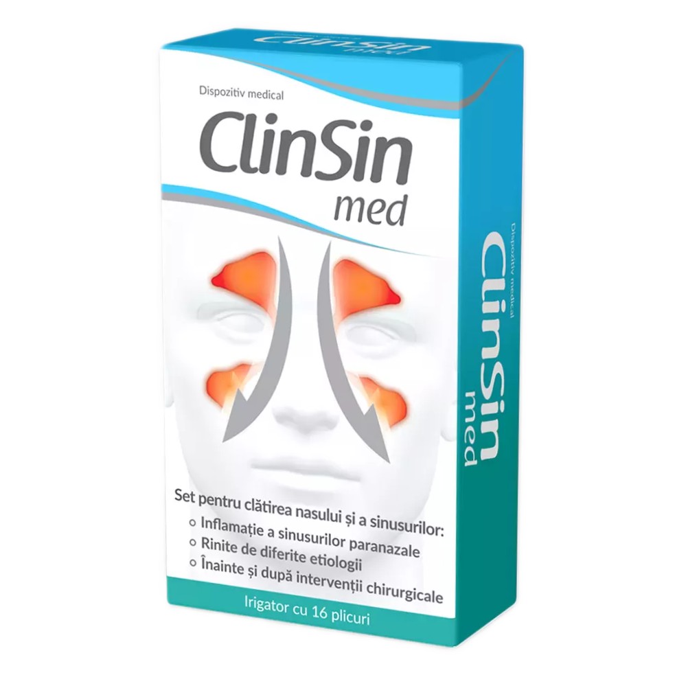 Clinsin Med, 16 plicuri + irigator, Zdrovit