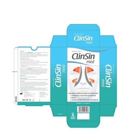 Clinsin Med, 16 plicuri + irigator, Zdrovit 720113