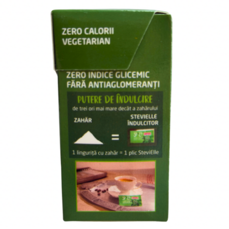 Indulcitor Stevielle, 40 plicuri, Hermes Natural 725785