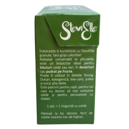 Indulcitor Stevielle, 40 plicuri, Hermes Natural 725784