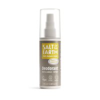 Deodorant vegan spray unisex, Amber & Sandalwood, 100 ml, Salt Of The Earth