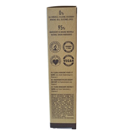 Lotiune hidratanta pentru ten si barba Uomo, 50 ml, L'Erboristica 710874