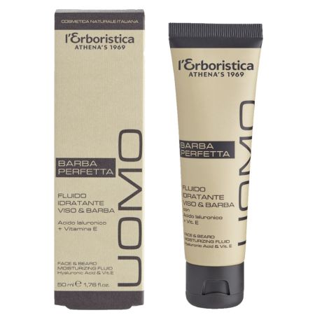 Lotiune vegana hidratanta pentru ten si barba Uomo