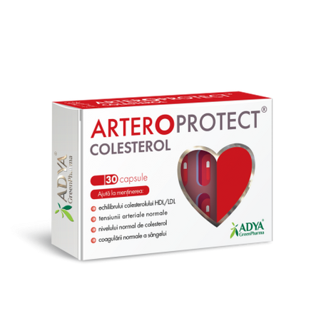 Arteroprotect Colesterol, 30 capsule, Adya Green Pharma