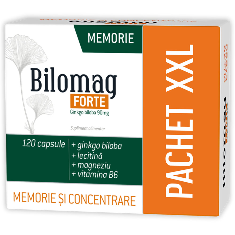 Bilomag forte memorie, 120 capsule, Zdrovit