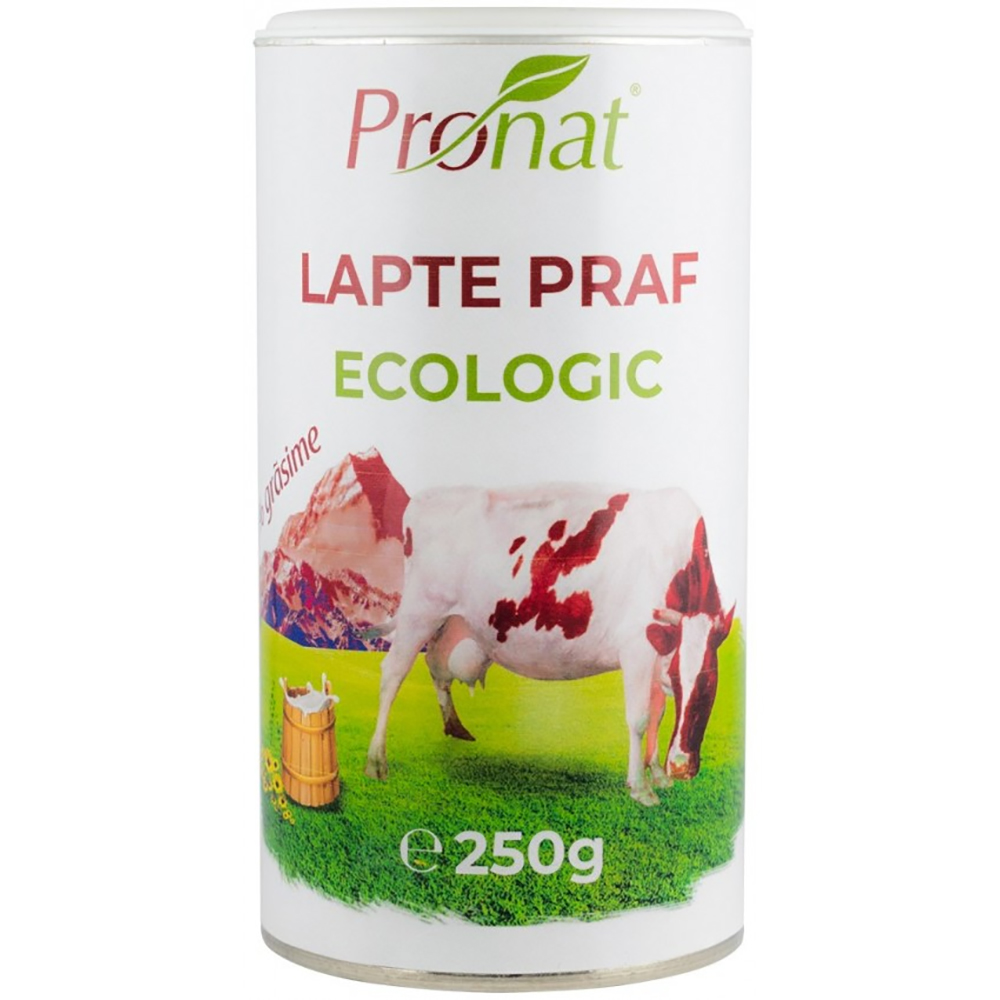 Lapte praf Bio 26% grasime, 250 g, Pronat