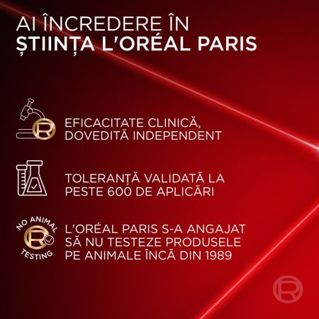 Crema antirid de noapte cu tripla actiune Revitalift Laser, 50 ml, Loreal 660552