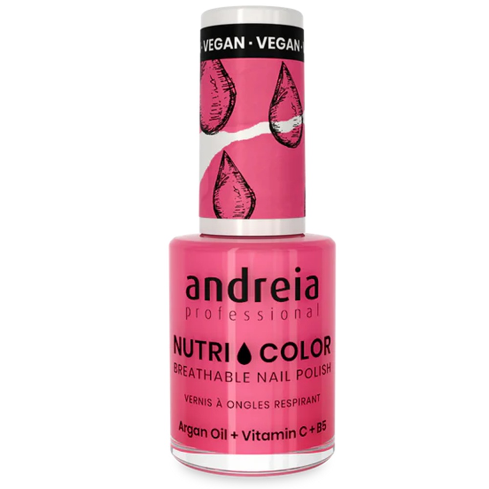 Lac de unghii Bubblegum Pink NutriColor, 10.5 ml, Andreia Professional