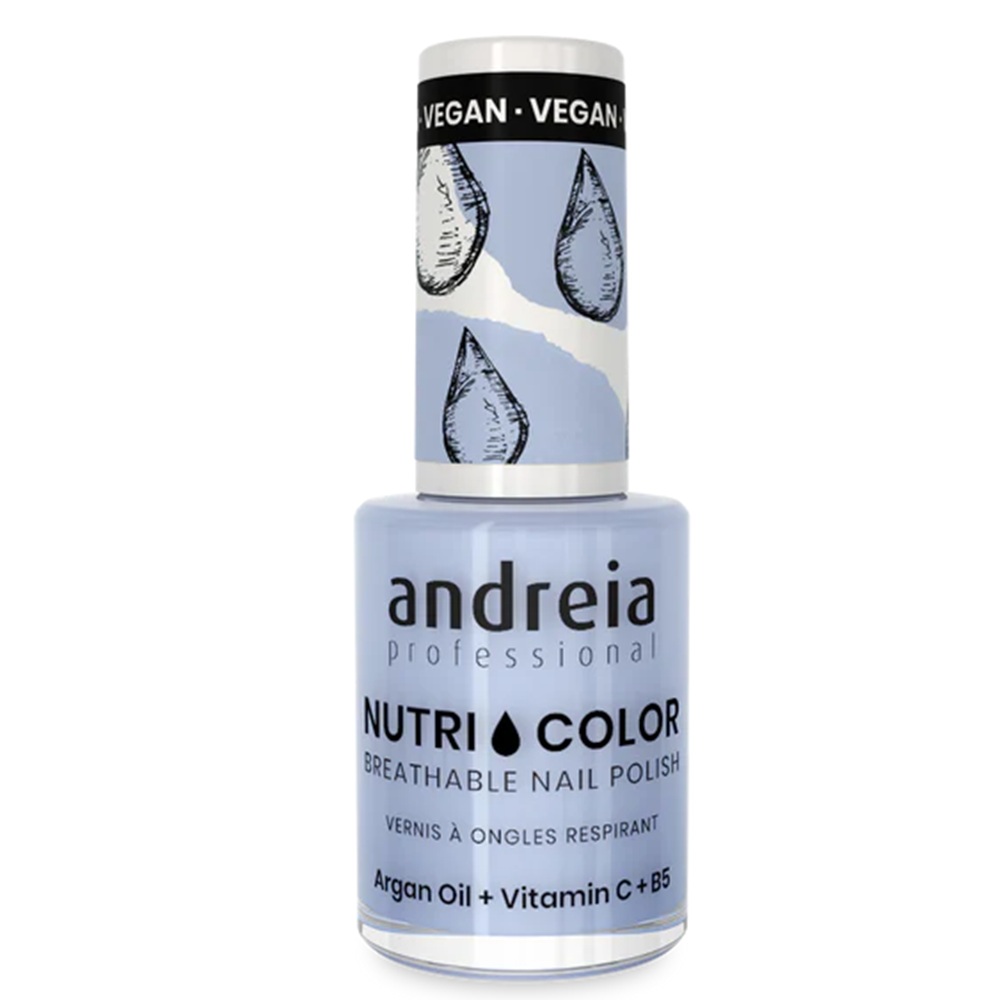 Lac de unghii Light Blue NutriColor, 10.5 ml, Andreia