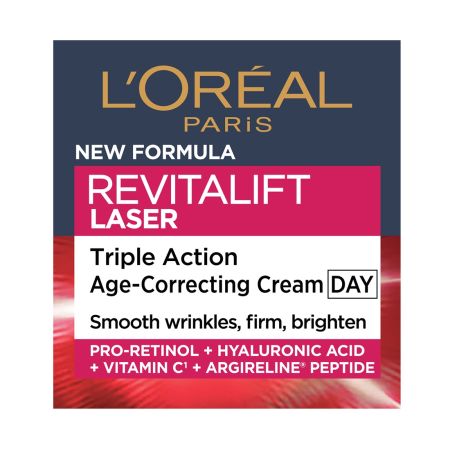 Crema antirid de zi cu tripla actiune Revitalift Laser, 50 ml, Loreal 660567