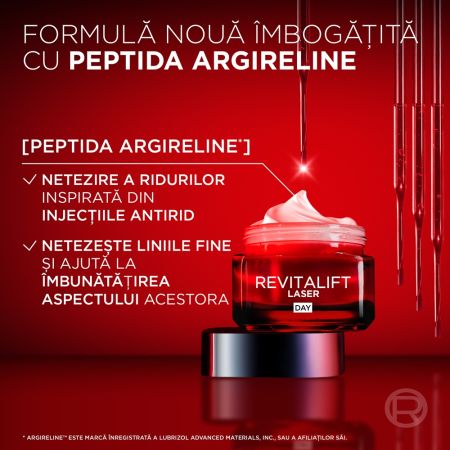 Crema antirid de zi cu tripla actiune Revitalift Laser, 50 ml, Loreal 660571