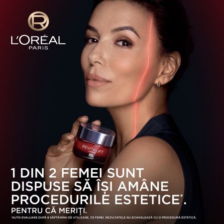 Crema antirid de zi cu tripla actiune Revitalift Laser, 50 ml, Loreal 660569