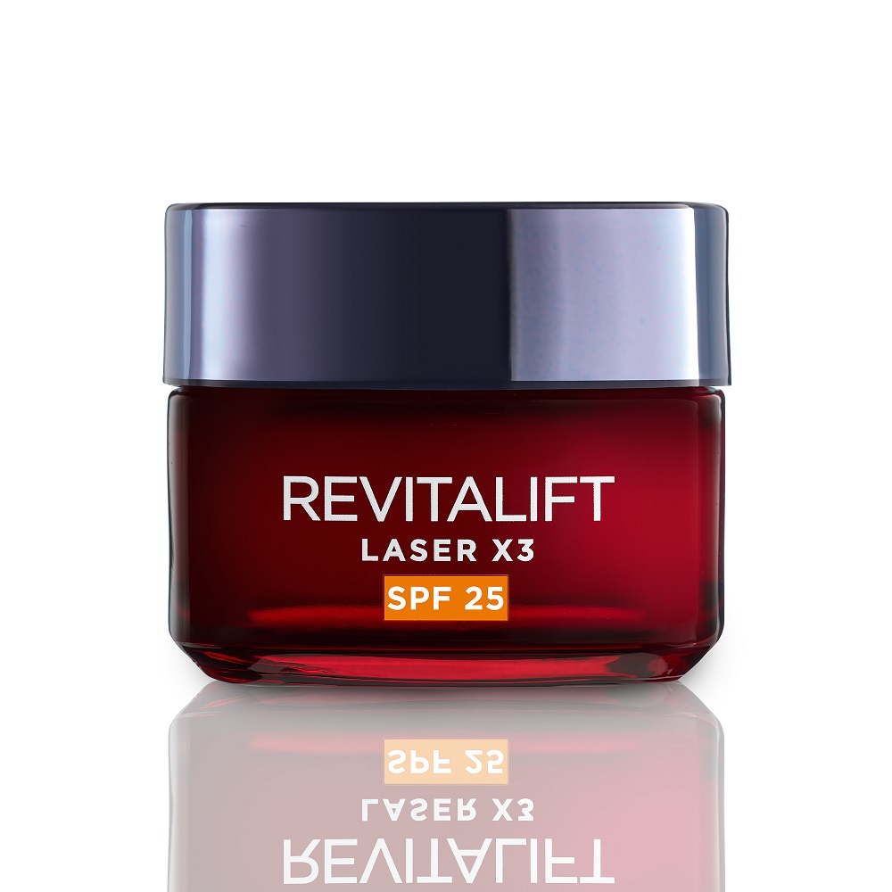 Crema antirid de zi cu SPF 25 Revitalift Laser X3, 50 ml, Loreal