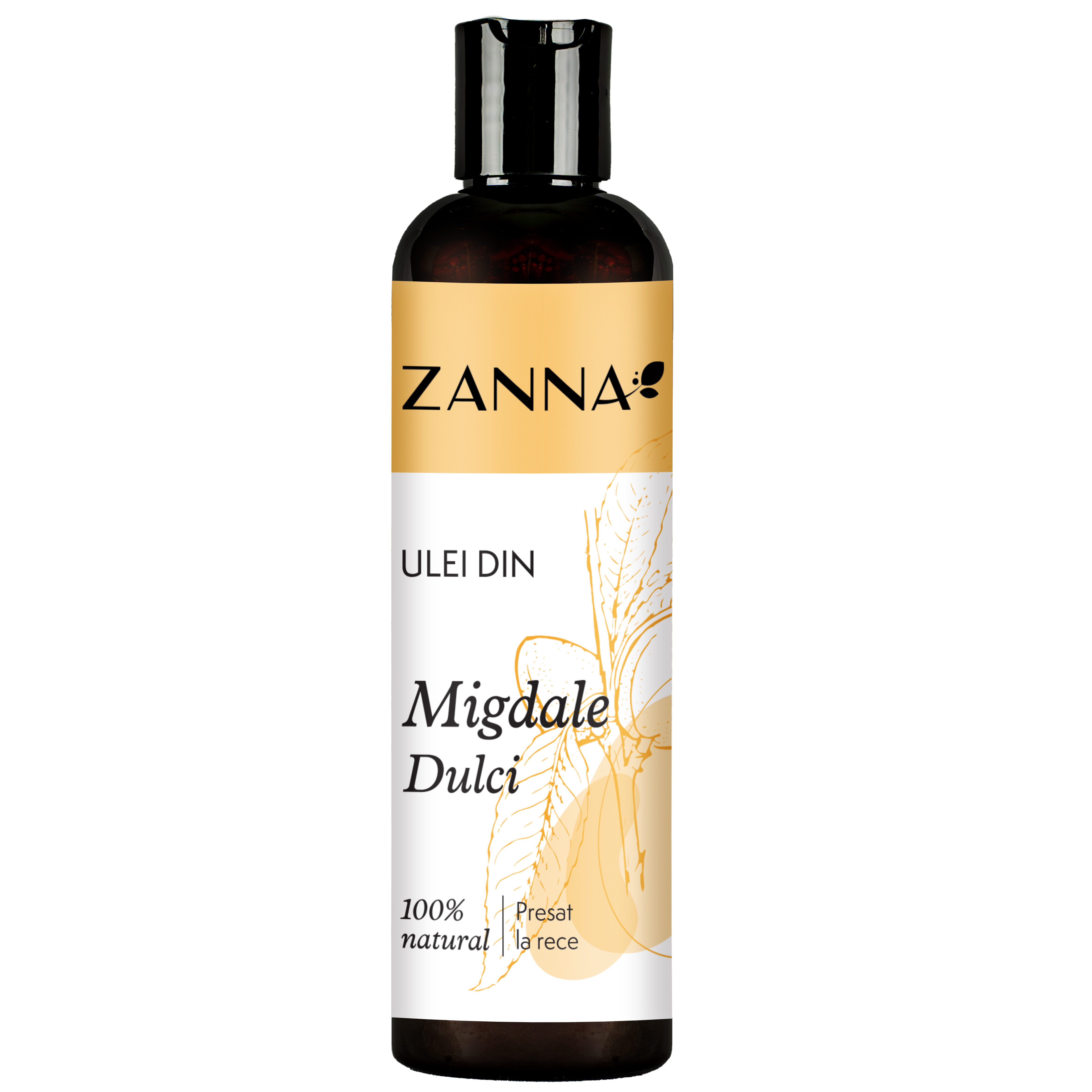 Ulei din migdale dulci, 200 ml, Zanna
